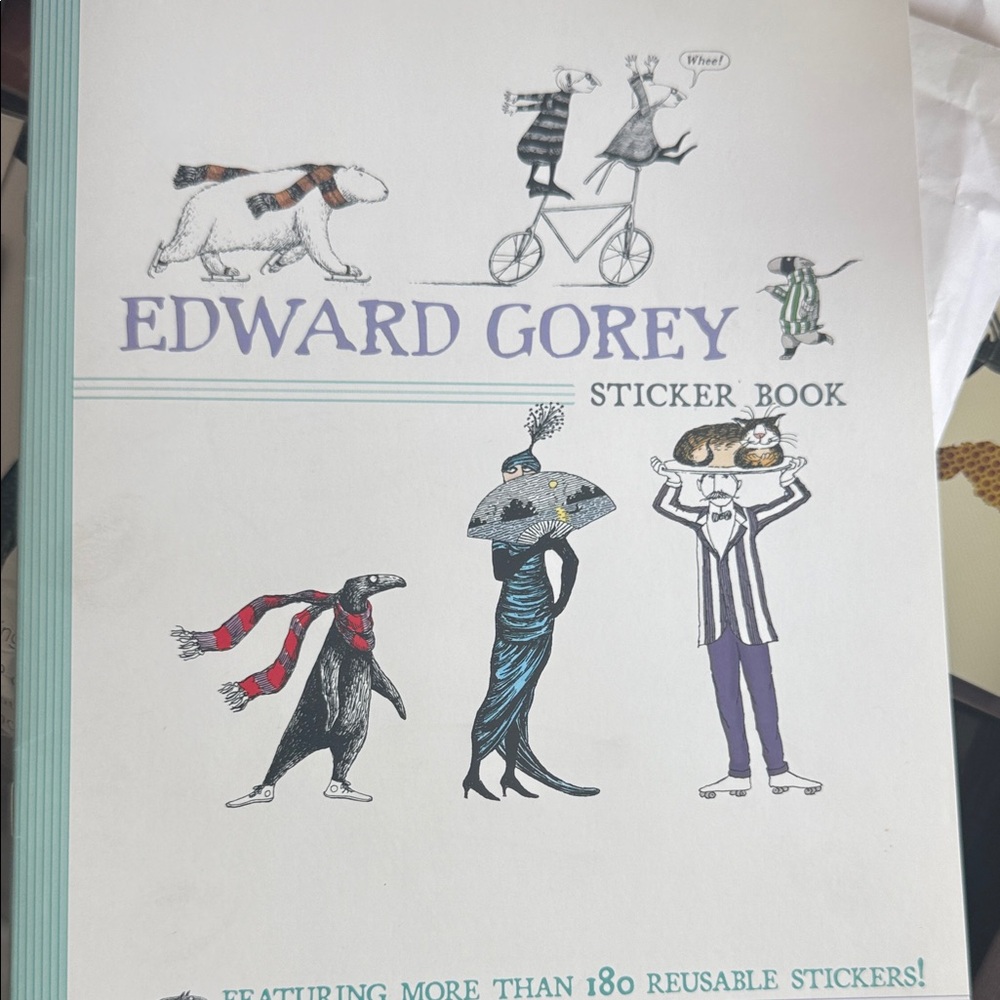 New Edward Gorey Sticker Book
